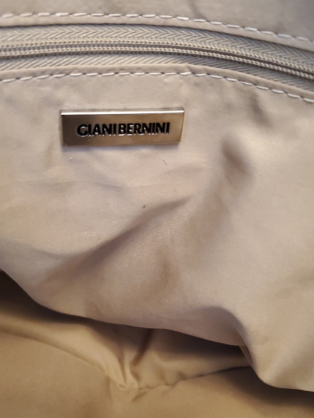 👩🚒Giani Bernini Teal and Tan Braided-Handle Satchel - Picture 7 of 10